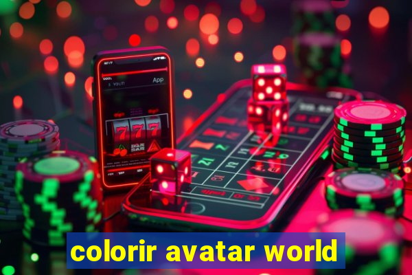 colorir avatar world
